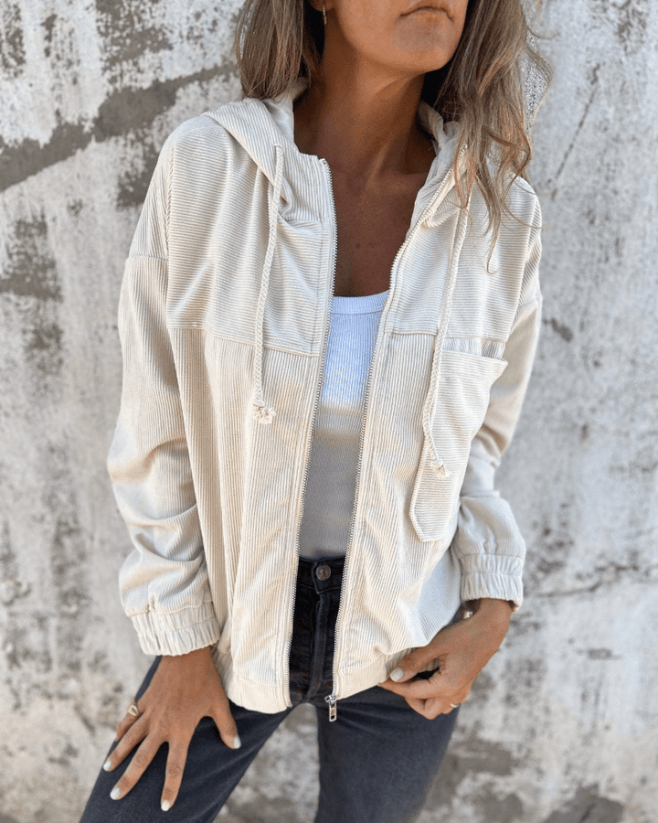 Ivy | Veste en velours côtelé décontractée