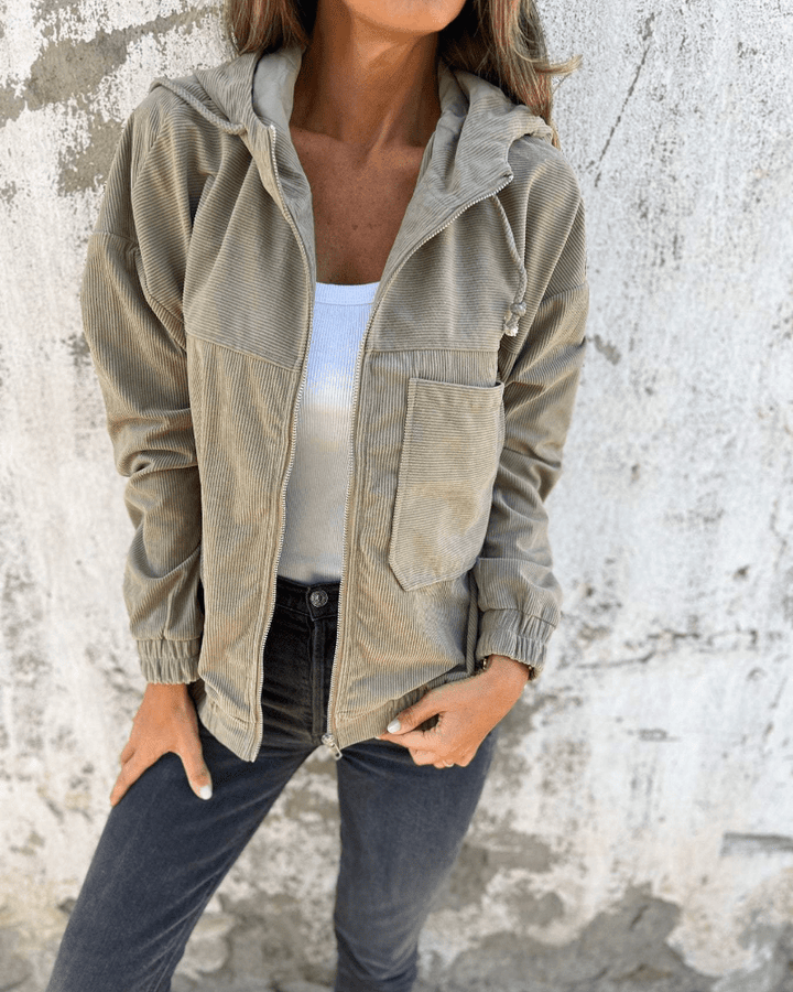 Ivy | Veste en velours côtelé décontractée