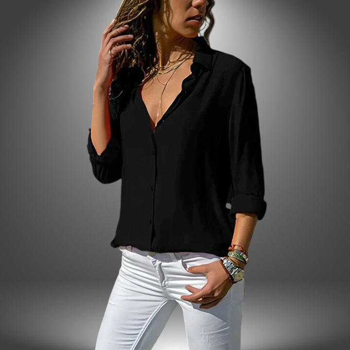Valeria | Blouse Classique à Boutons