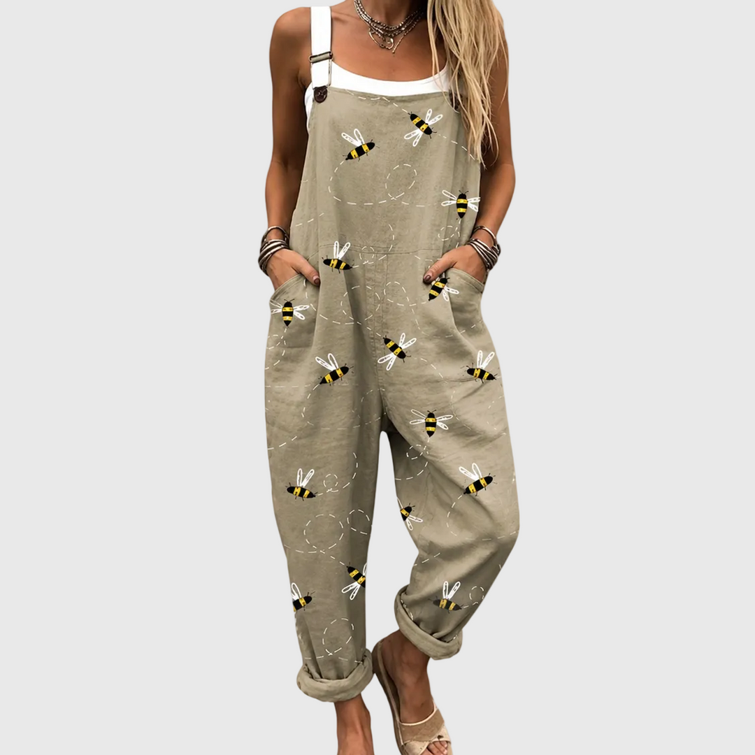 Salopette à motifs d’abeilles