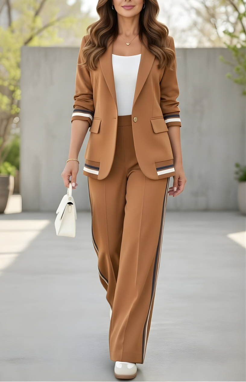 Geneviève | Ensemble tailleur blazer et pantalon