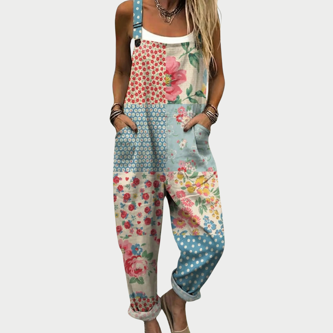 Salopette à motifs multicolore – modèle ZJ