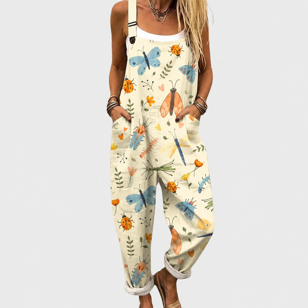 Salopette à motifs – modèle J9