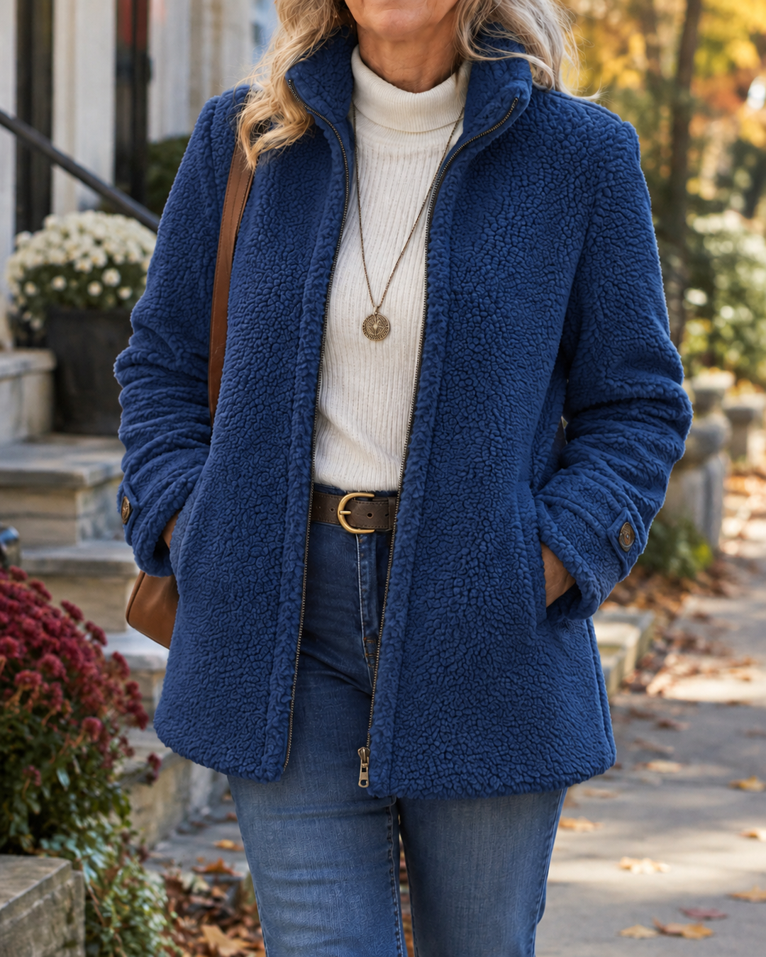 Rebecca | Veste à col montant