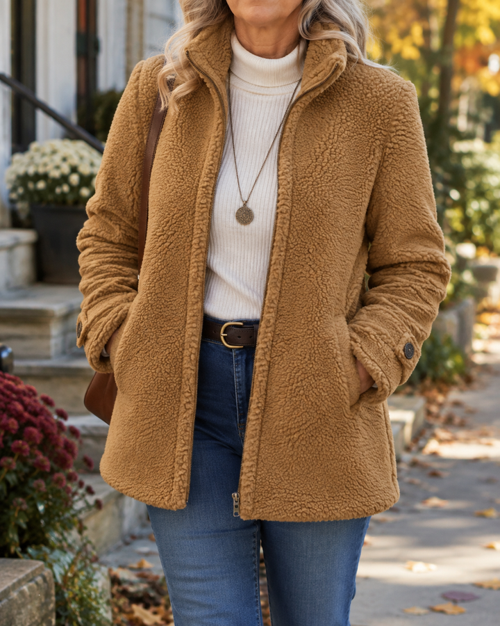 Rebecca | Veste à col montant
