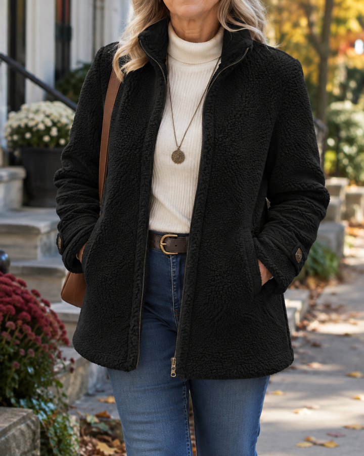 Rebecca | Veste à col montant