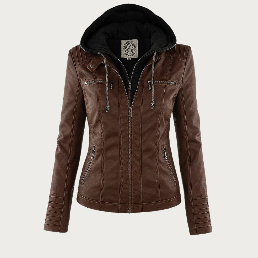 Monica | Veste esprit motard à la coupe élégante