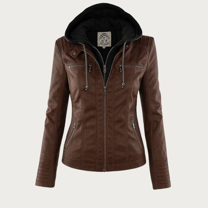 Monica | Veste esprit motard à la coupe élégante