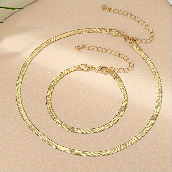 Séraphine | Set Collier Chaîne Serpent Vintage