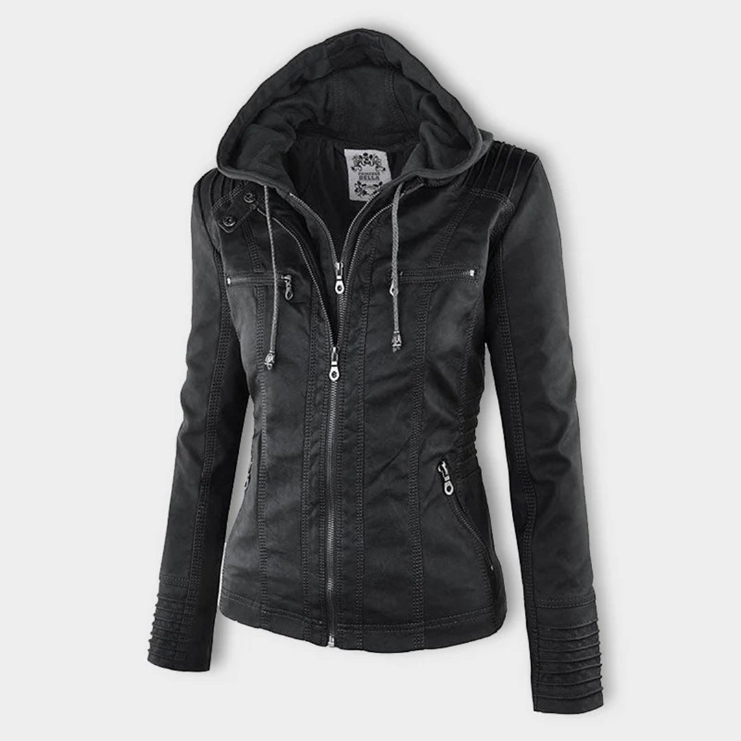 Monica | Veste esprit motard à la coupe élégante