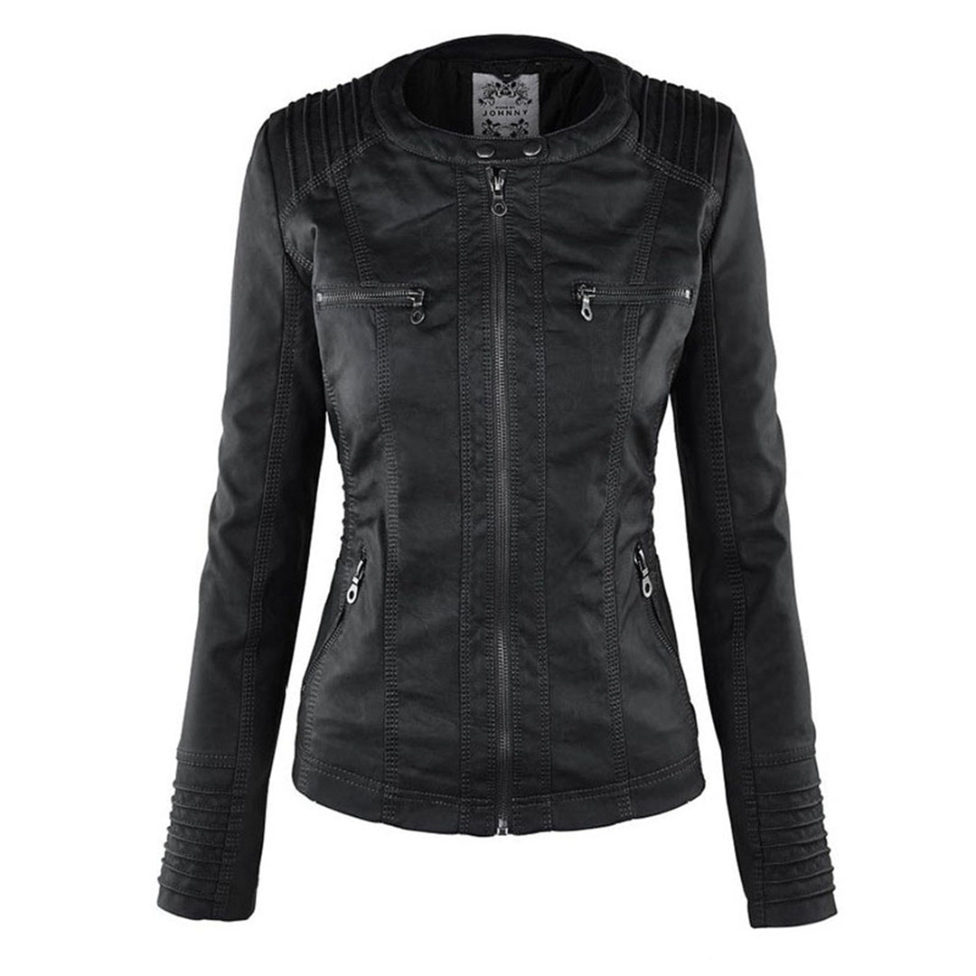 Monica | Veste esprit motard à la coupe élégante