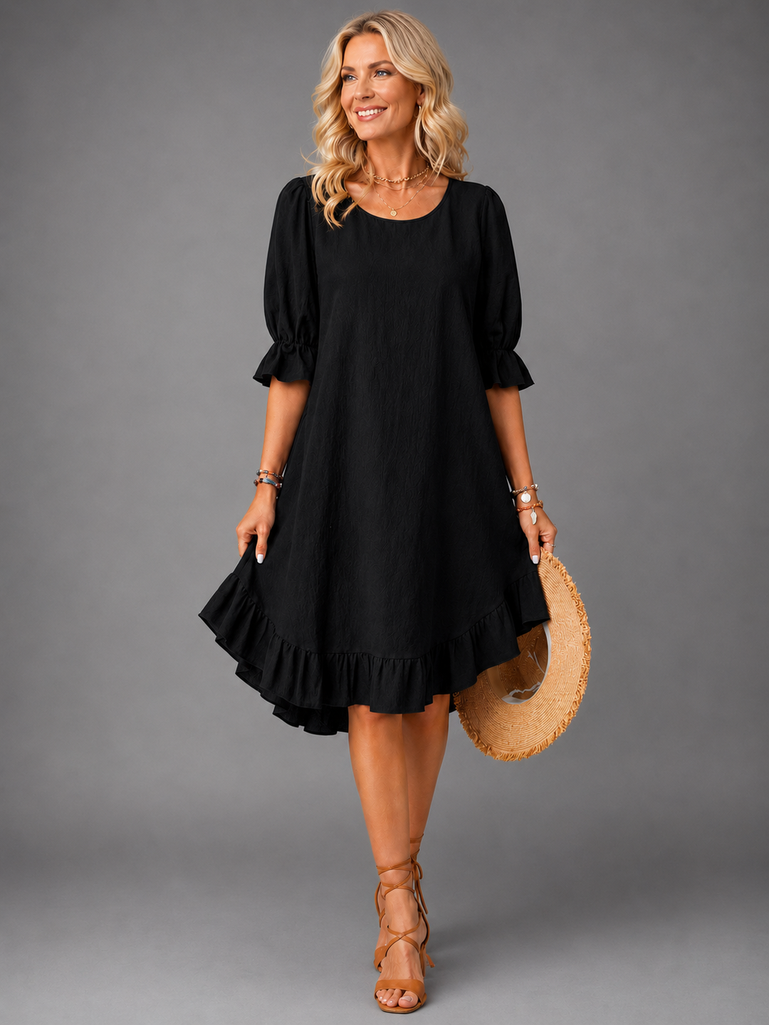 Robe fluide et confortable