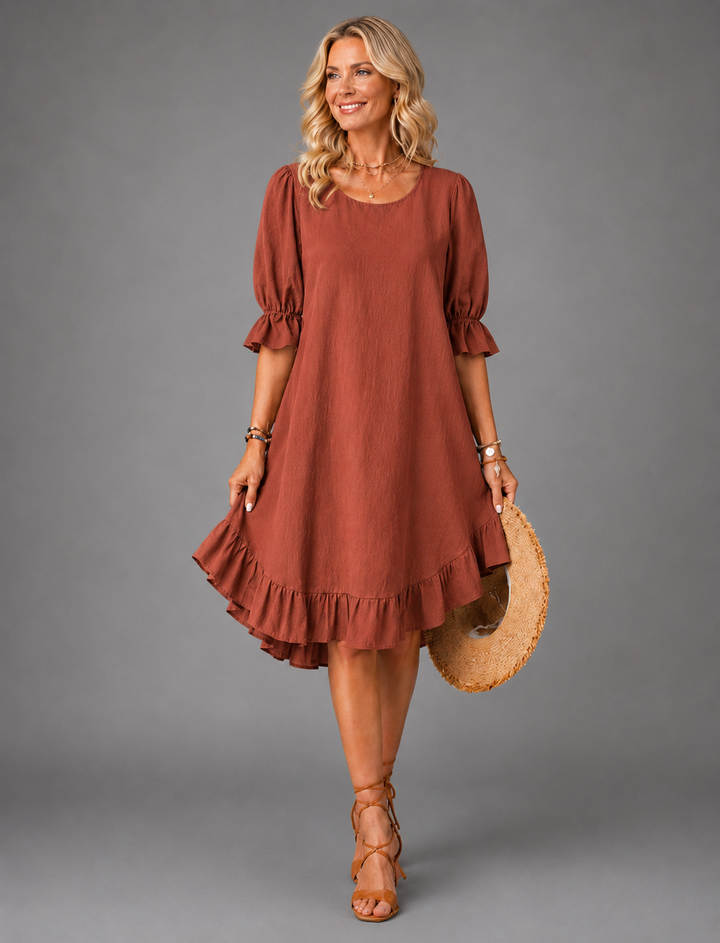 Robe fluide et confortable