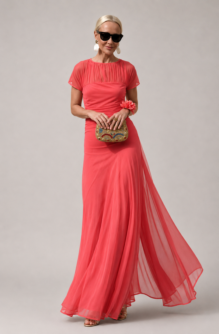 Robe légère en mousseline