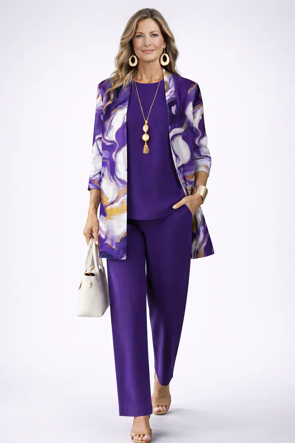 Violet | Ensemble élégant trois pièces