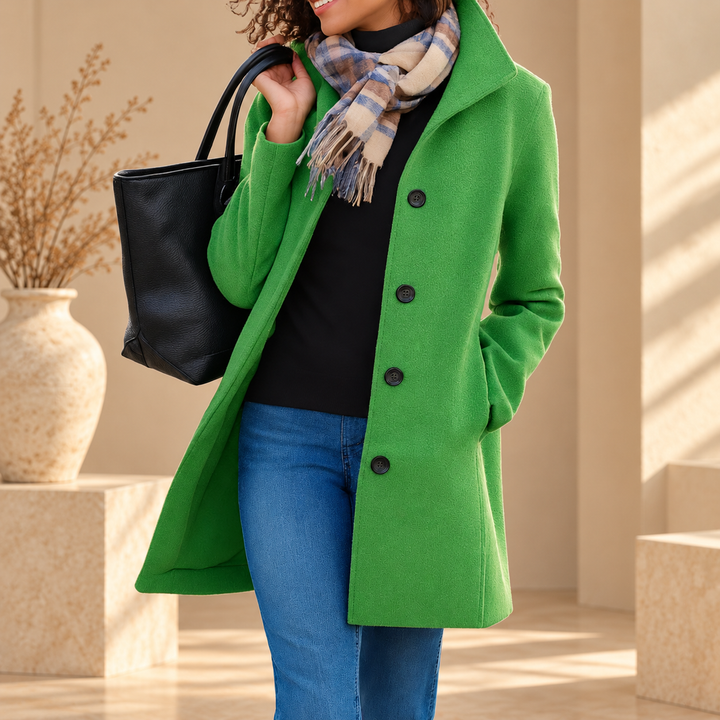 Manteau classique boutonné
