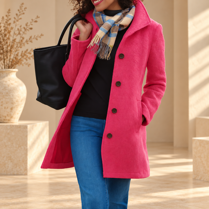Manteau classique boutonné