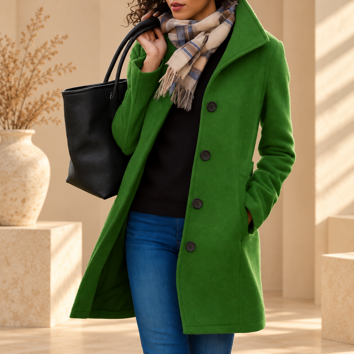 Manteau classique boutonné
