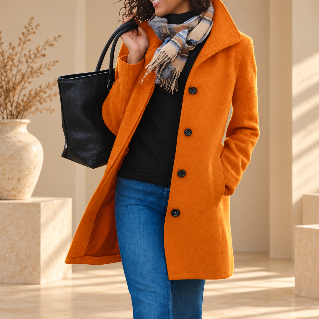Manteau classique boutonné