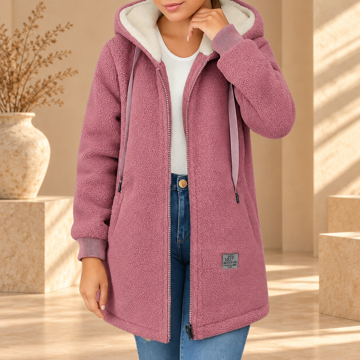 Veste zippée à capuche