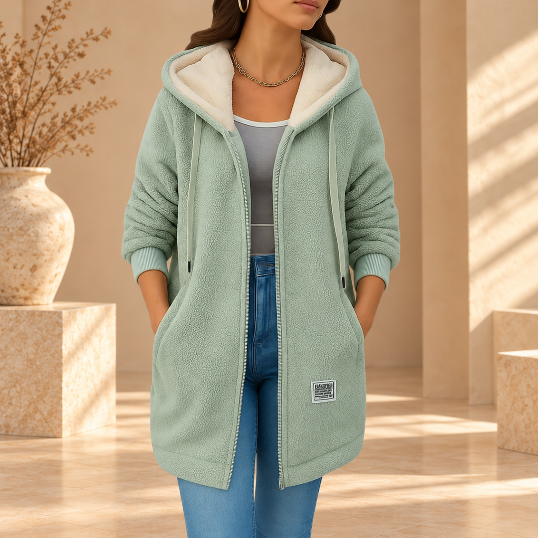 Veste zippée à capuche