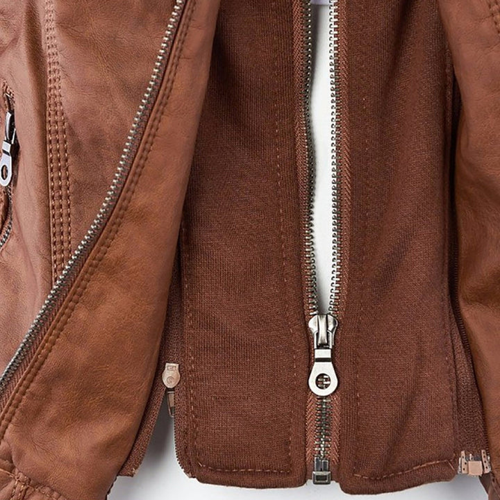 Monica | Veste esprit motard à la coupe élégante