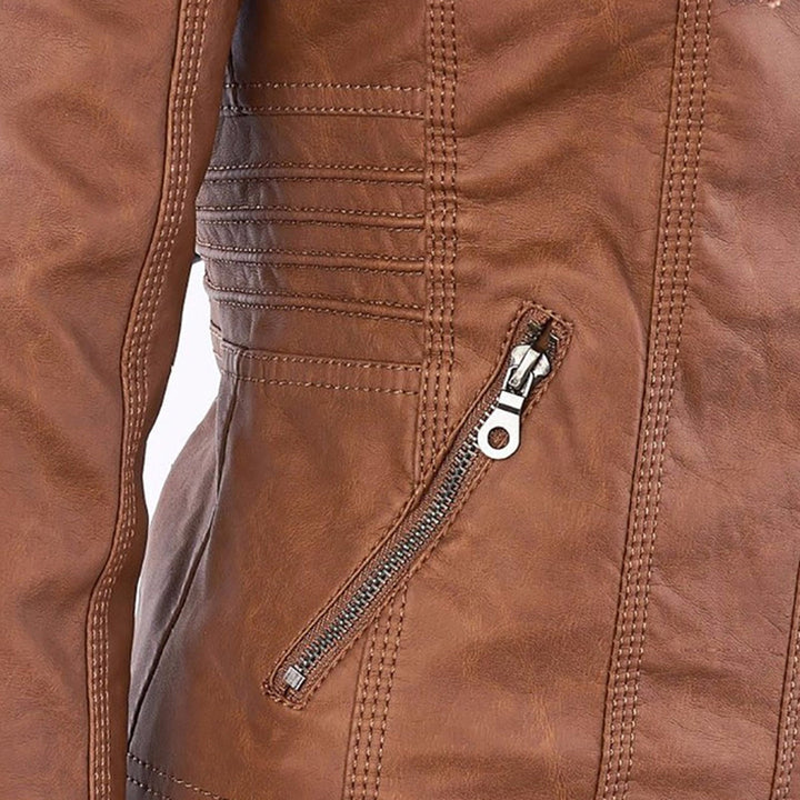 Monica | Veste esprit motard à la coupe élégante