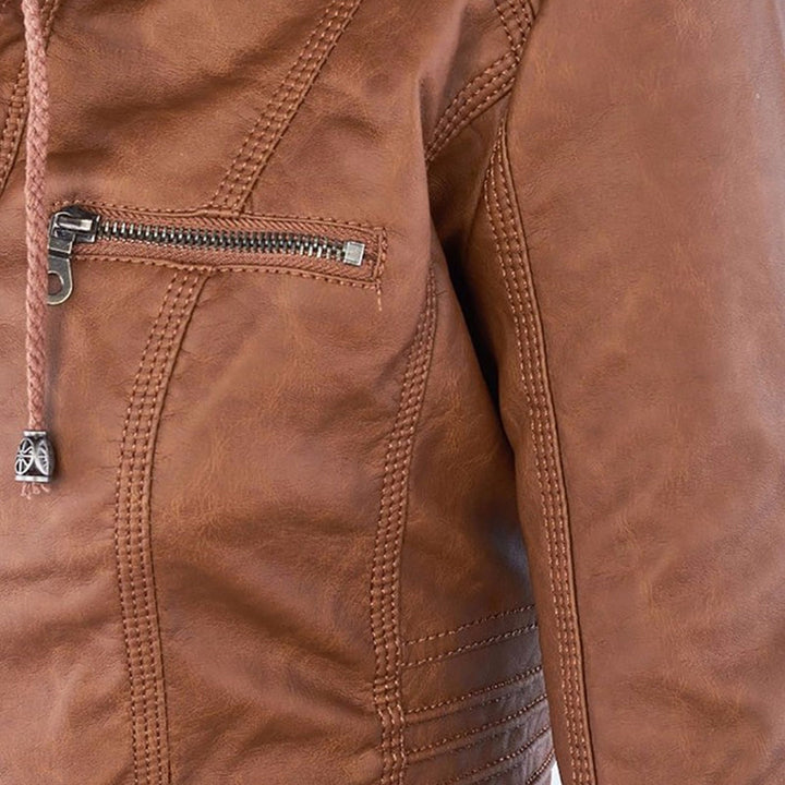 Monica | Veste esprit motard à la coupe élégante
