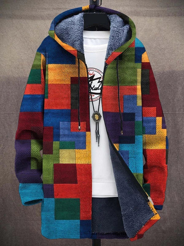 Henriette | Cardigan à capuche multicolore