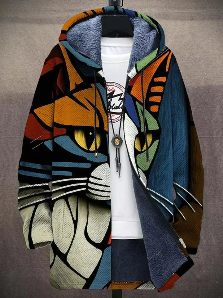 Henriette | Cardigan à capuche multicolore