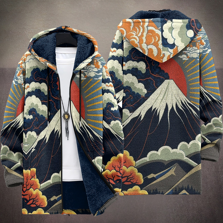 Rosalie | Veste à capuche à imprimé artistique