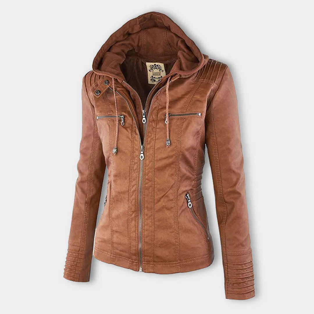 Monica | Veste esprit motard à la coupe élégante