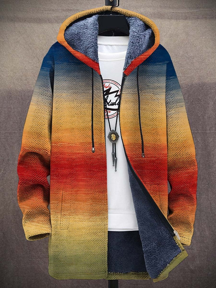Adrienne | Cardigan à capuche aux nuances artistiques