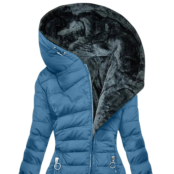 Lily | Veste d’hiver matelassée à capuche