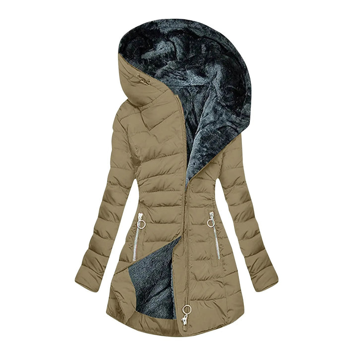 Lily | Veste d’hiver matelassée à capuche