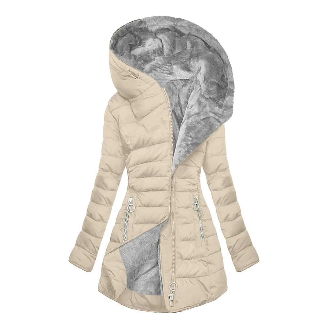 Lily | Veste d’hiver matelassée à capuche
