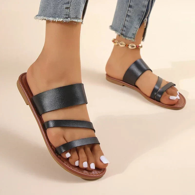 Bernadette | Sandales Plates Casual et Confortables