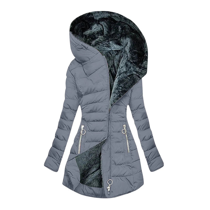 Lily | Veste d’hiver matelassée à capuche