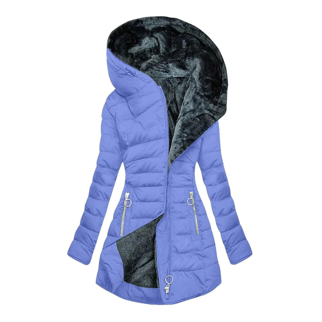 Lily | Veste d’hiver matelassée à capuche