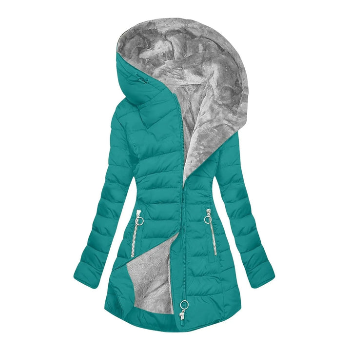 Lily | Veste d’hiver matelassée à capuche