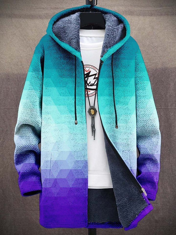Jacqueline | Cardigan à capuche aux motifs colorés