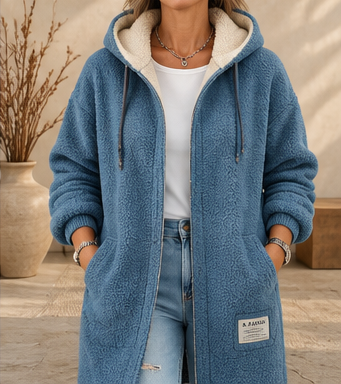 Veste zippée à capuche