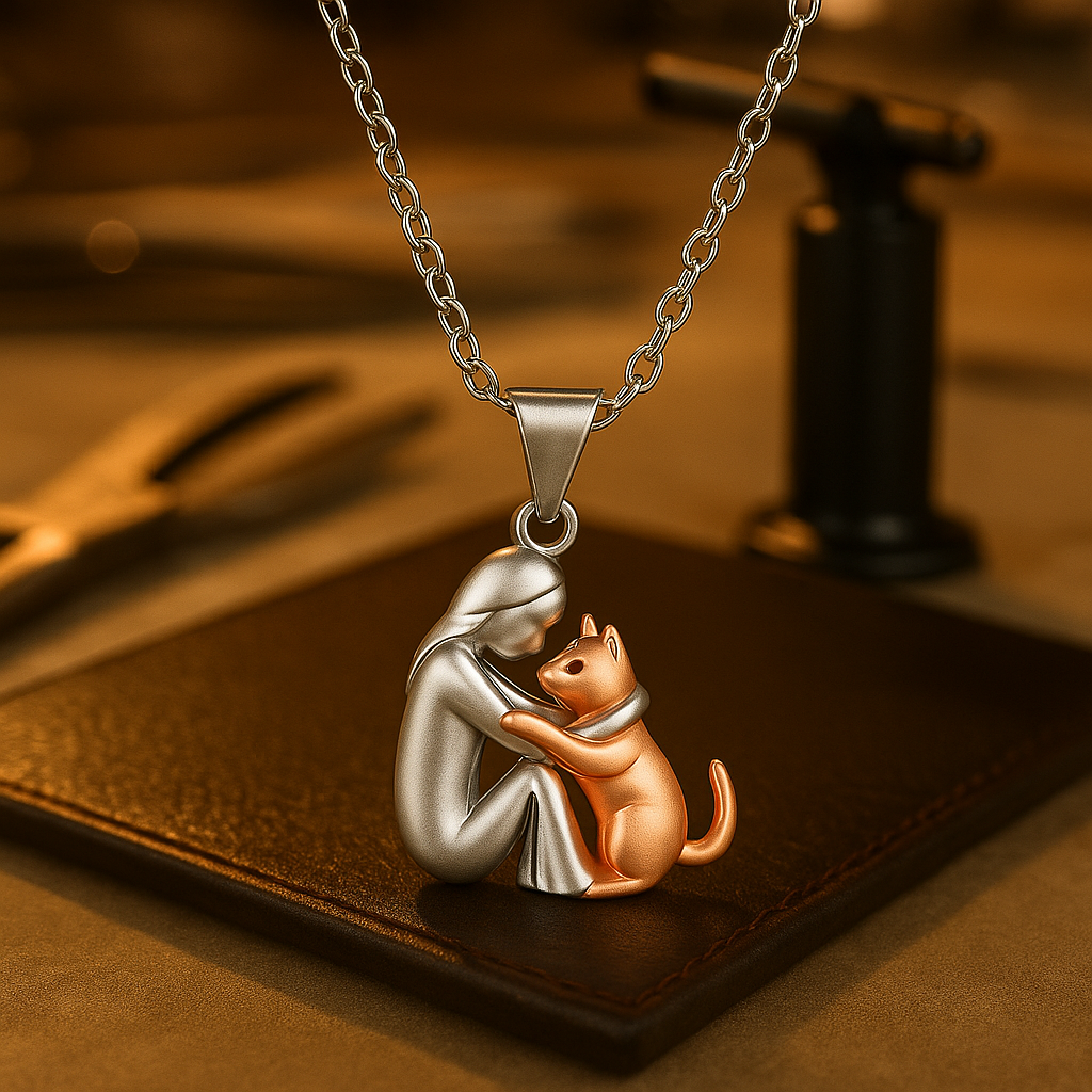Félicie | Collier en Forme de Chat