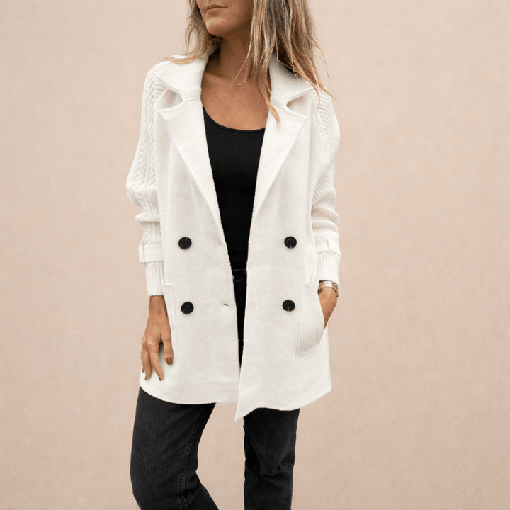 Isa | Manteau mi-long à double boutonnage