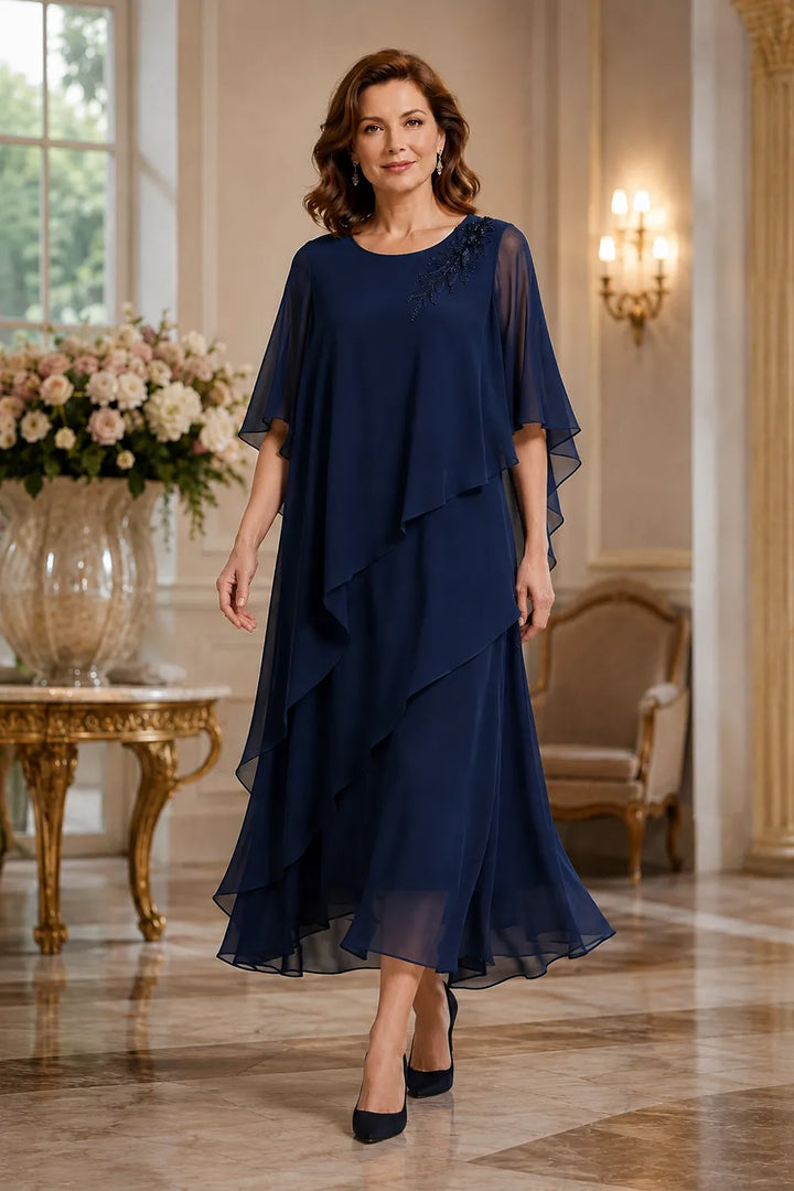 Robe de cérémonie à drapé fluide Vivienne