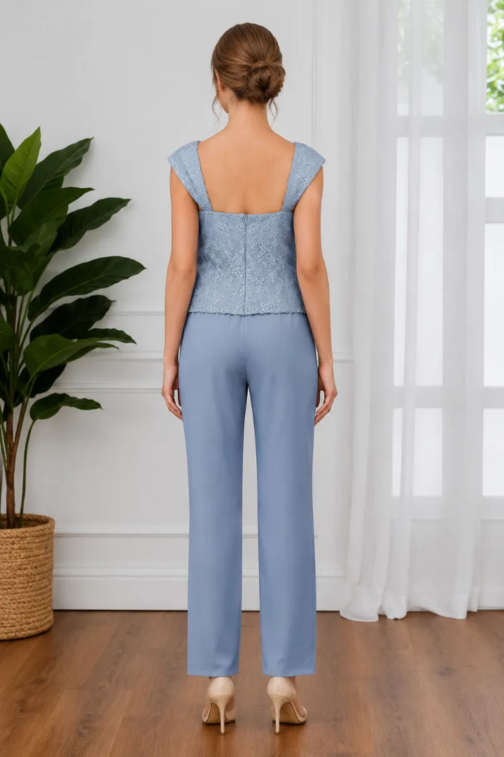Ensemble pantalon de cérémonie élégant trois pièces