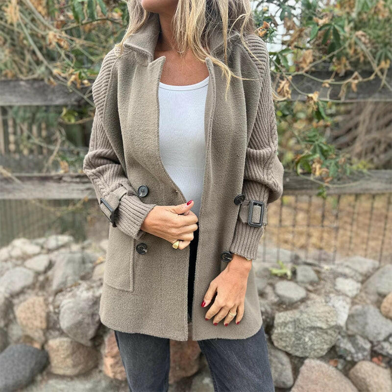 Isa | Manteau mi-long à double boutonnage