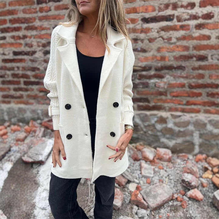 Isa | Manteau mi-long à double boutonnage