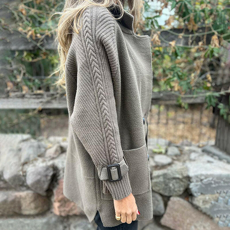 Isa | Manteau mi-long à double boutonnage