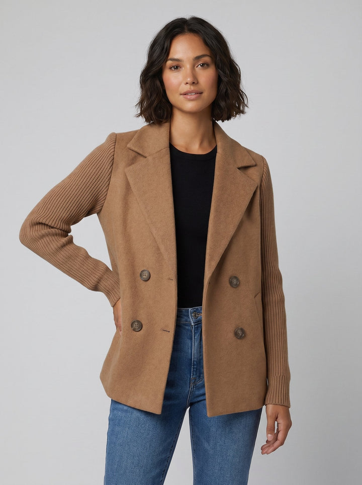 Amora | Blazer à manches en maille